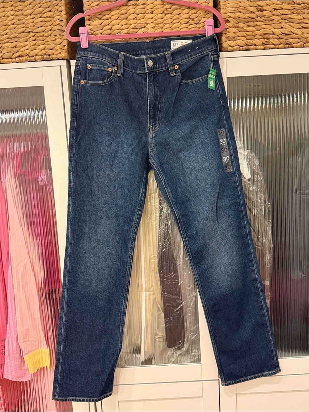 GAP Women’s Indigo Straight Jeans